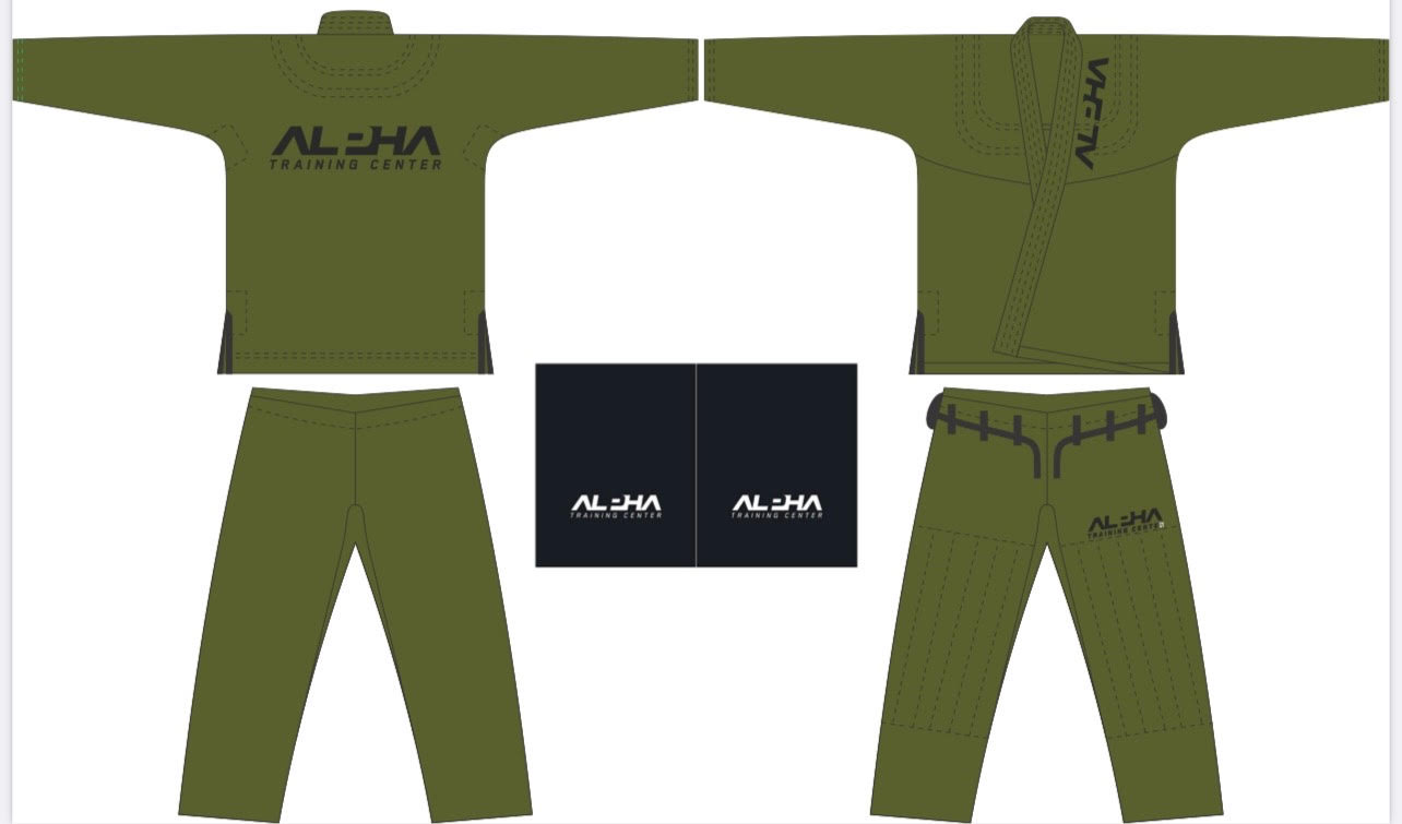 NEW Logo Adult Alpha Gi - Green