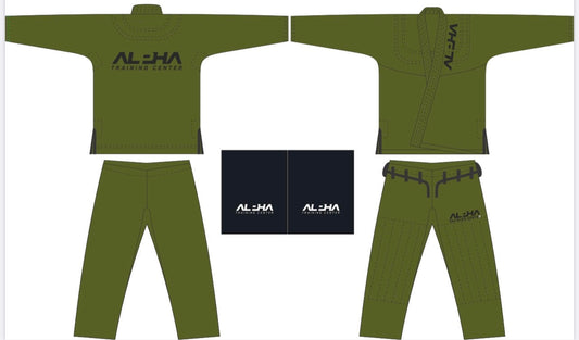NEW Logo Adult Alpha Gi - Green